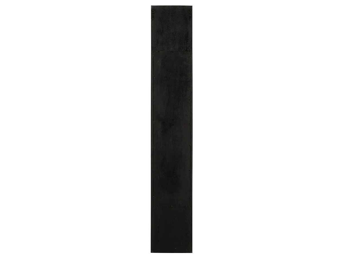 Miroir Mural en Bois "Hiram" 150cm Noir