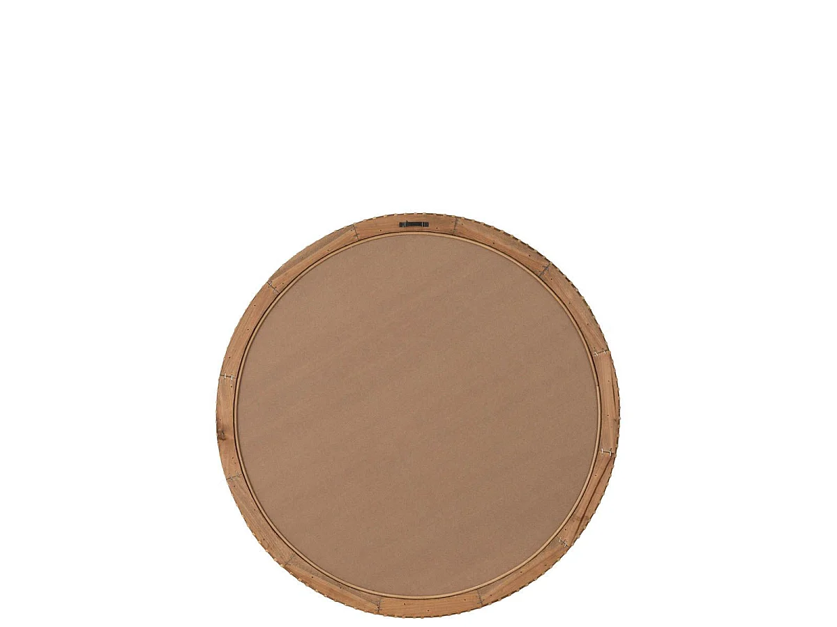 Miroir Mural Rond "Mariage du Sud" 75cm Naturel