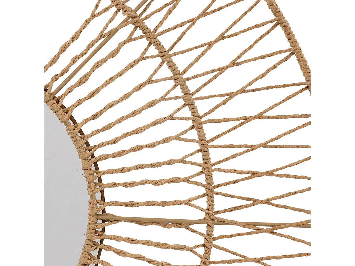 Miroir Déco Corde "Millie" 75cm Naturel