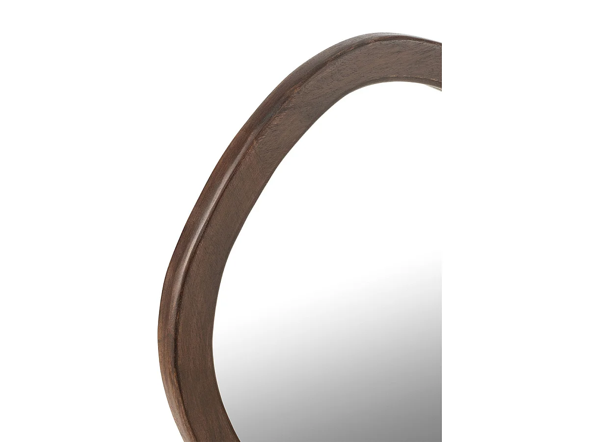 Miroir Mural en Bois "Whisp" 40cm Marron