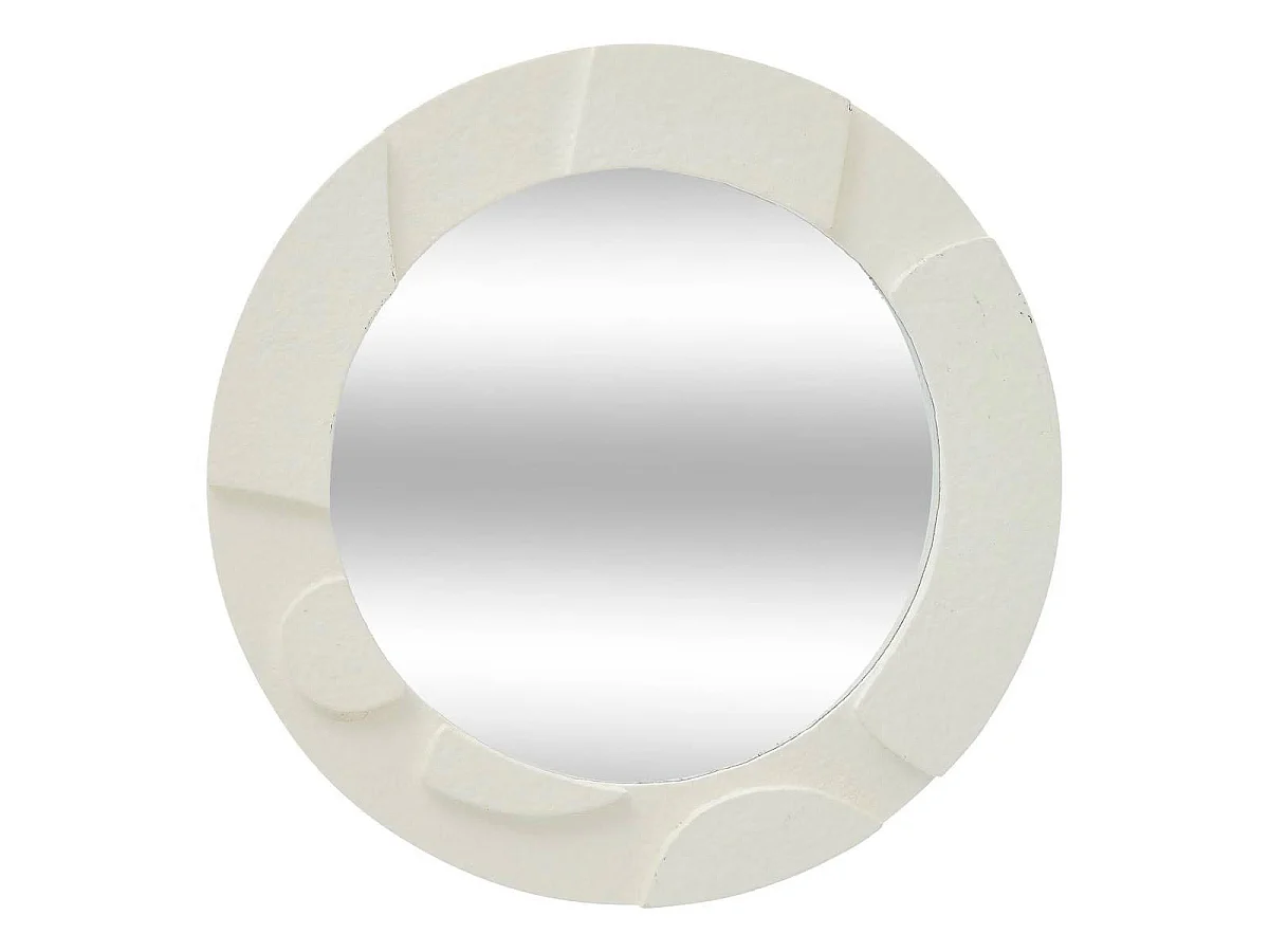 Lot de 3 Miroirs Muraux "Anny" 52cm Beige