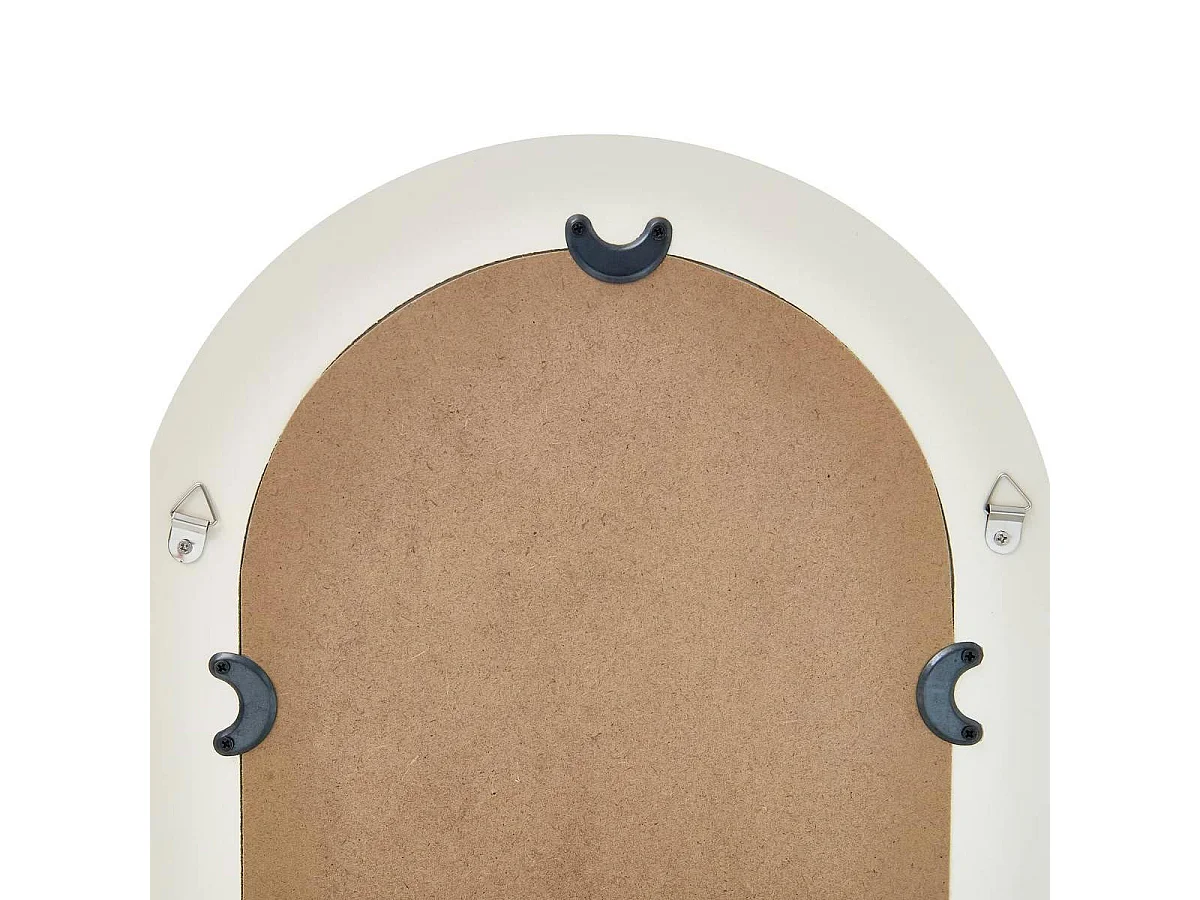 Lot de 3 Miroirs Muraux "Anny" 52cm Beige