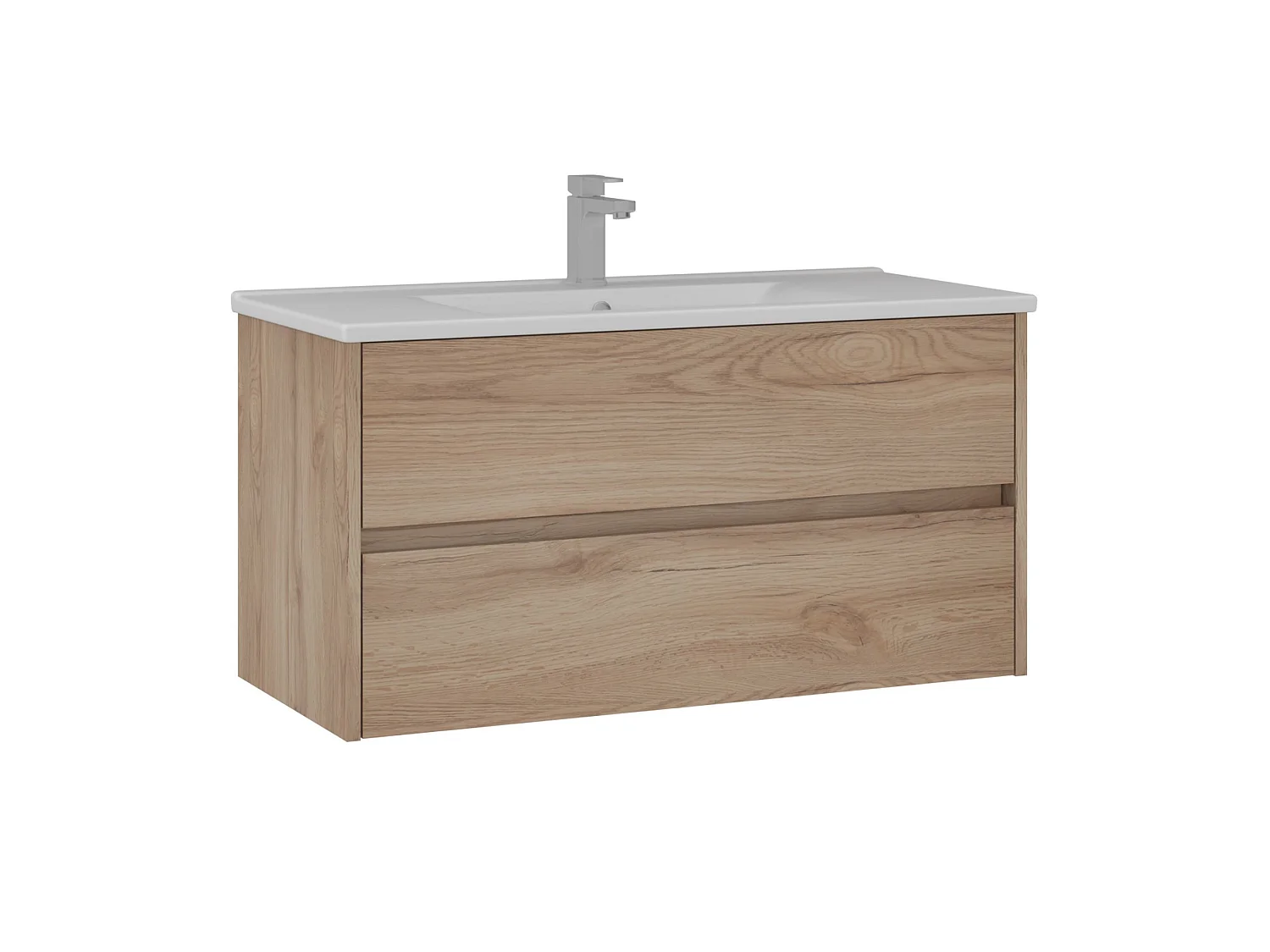 "Ek Badrumsskåp - 100 x 45 x 52 cm - Sida 100 v3 - Skandinavisk Design"