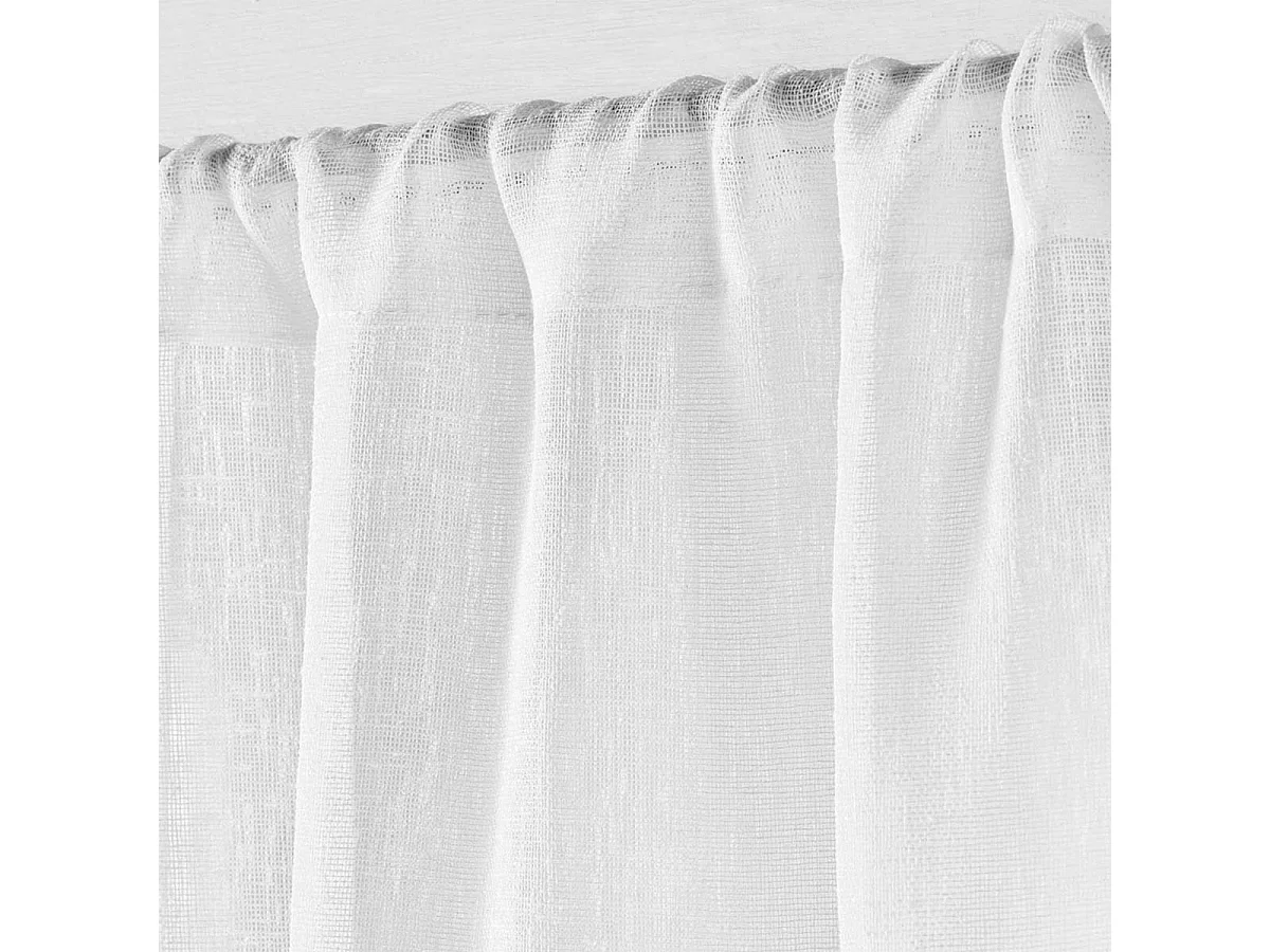 Voilage Passe-Tringle "Carlin" 90x200cm Naturel