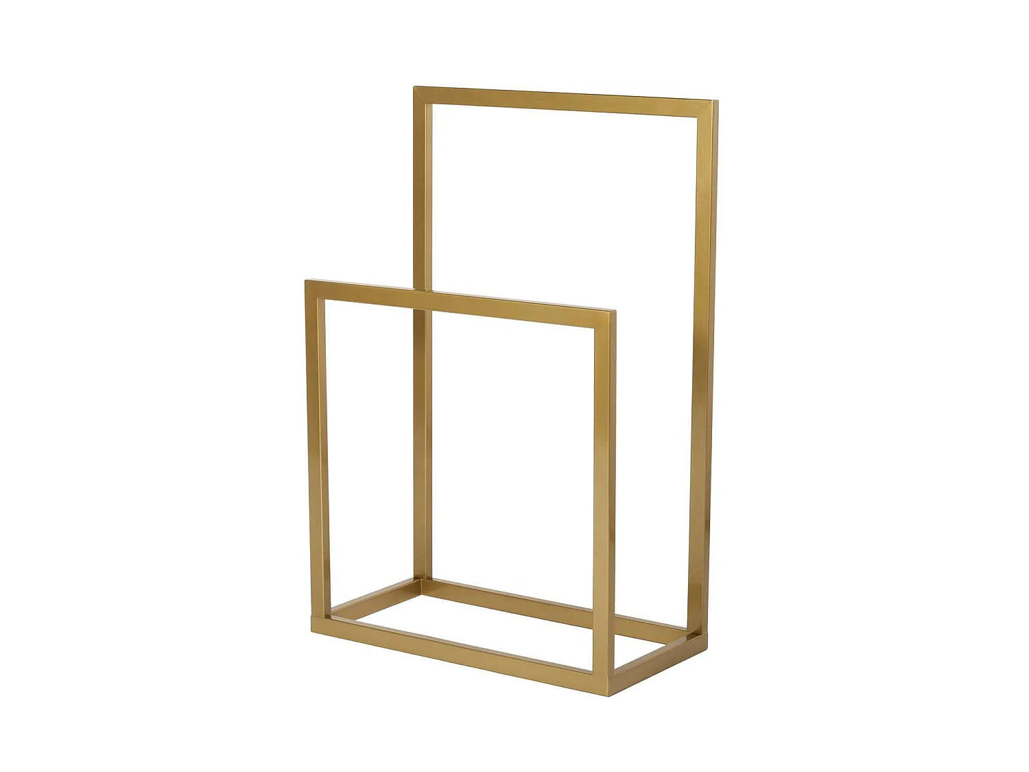 Gediz" metalen handdoekenrek - 25 x 60 x 90 cm - Goud