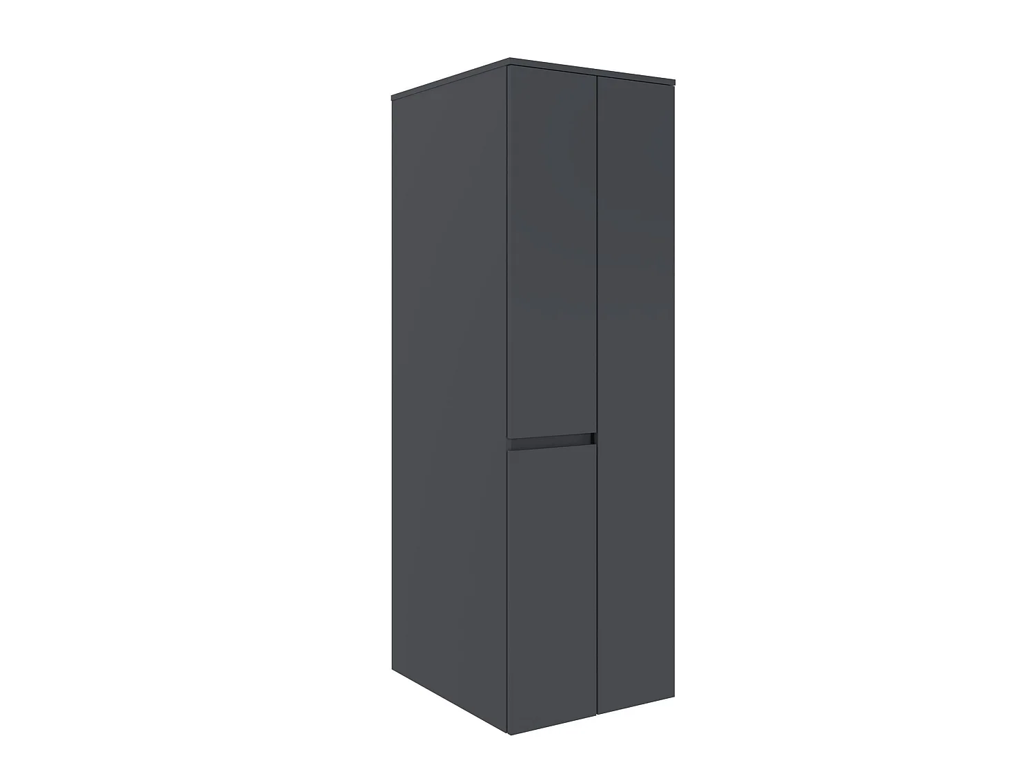 Armoire de Salle de Bain "Solis 60" -  cm - Matte Anthracite
