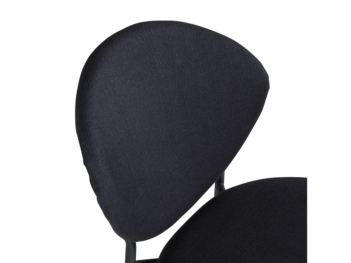 Ensemble Table à Manger Extensible & 6 Chaises "Slider & Vault" 170-250cm Noir & Marron