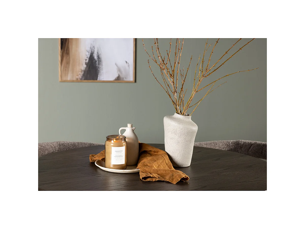 Ensemble Table à Manger & 4 Chaises "Olivia & Morning" 110cm Moka & Marron