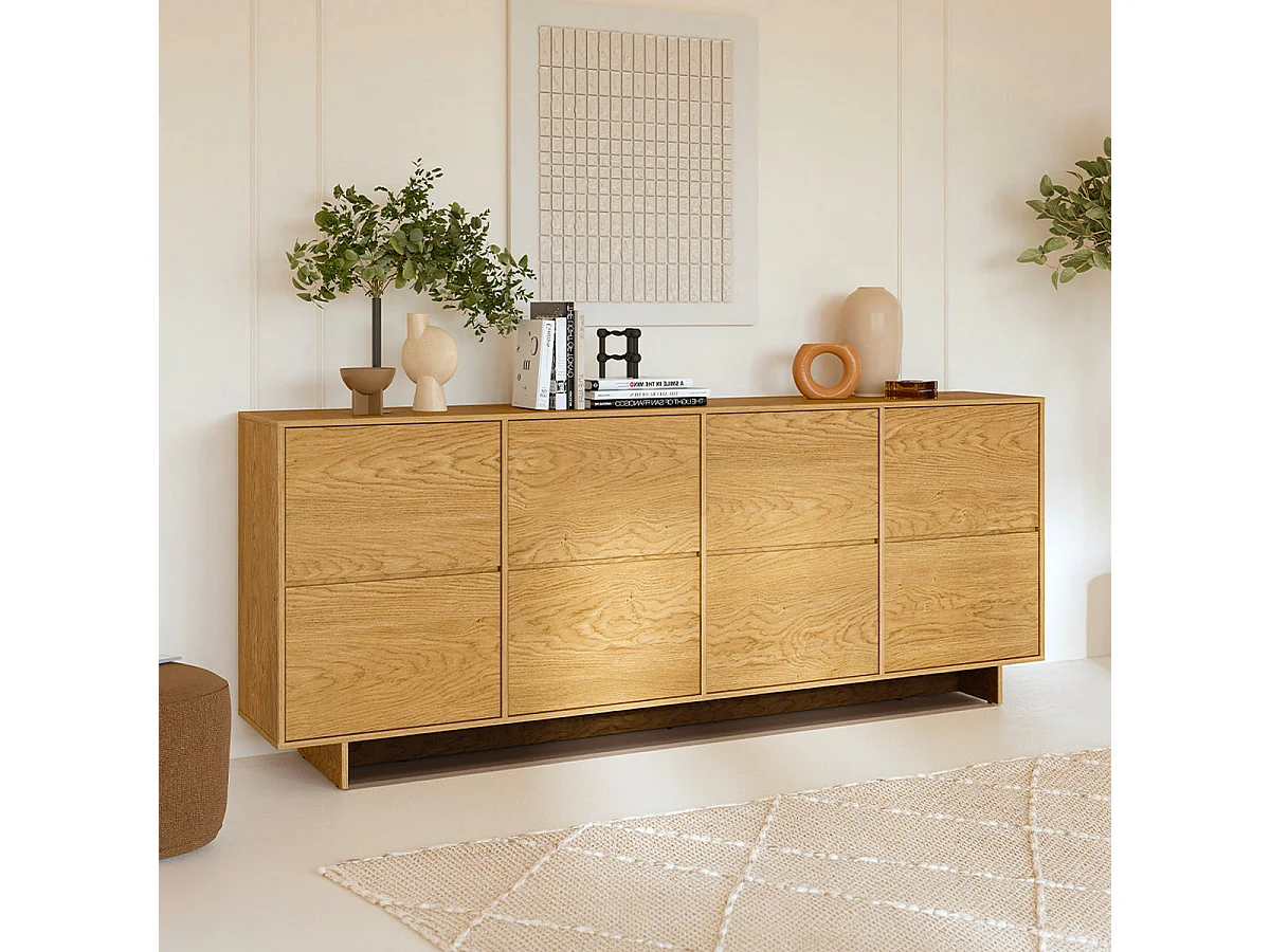 4-türiges Sideboard Tadao Holz
