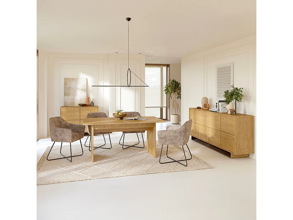 4-türiges Sideboard Tadao Holz