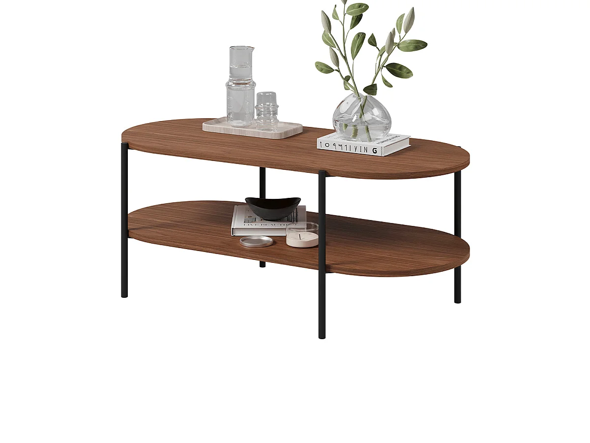 Canopée Dark Wood Coffee Table