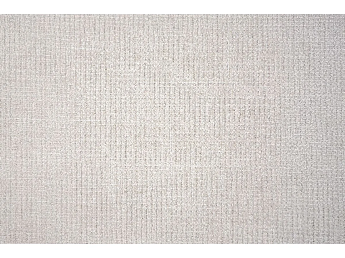 Lit 150x190cm avec tête de lit lignes tissu et sommier kit Beige clair - Hauteur totale : 29cm