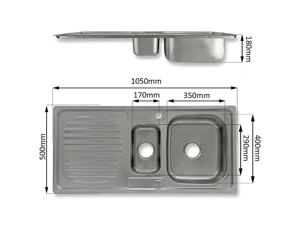 Premium Stainless Steel Kitchen Sink & Victoria Tap