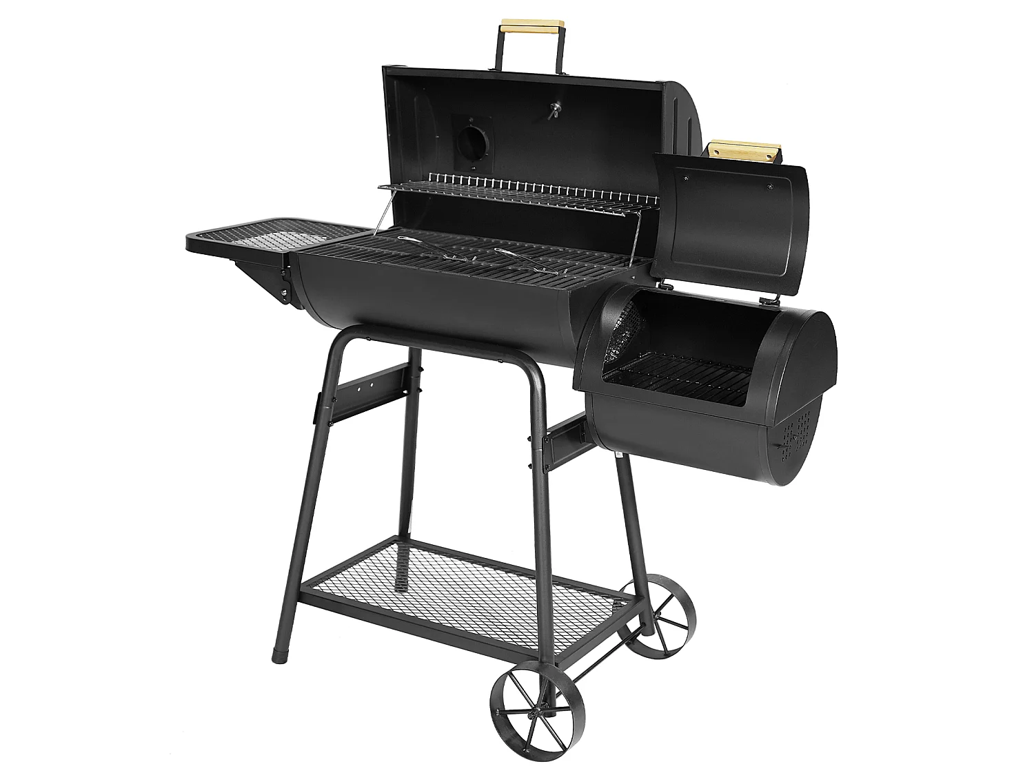 Ensemble fumoir TAINO KAMAYO support pour four fumoir barbecue au charbon de bois petit barbecue