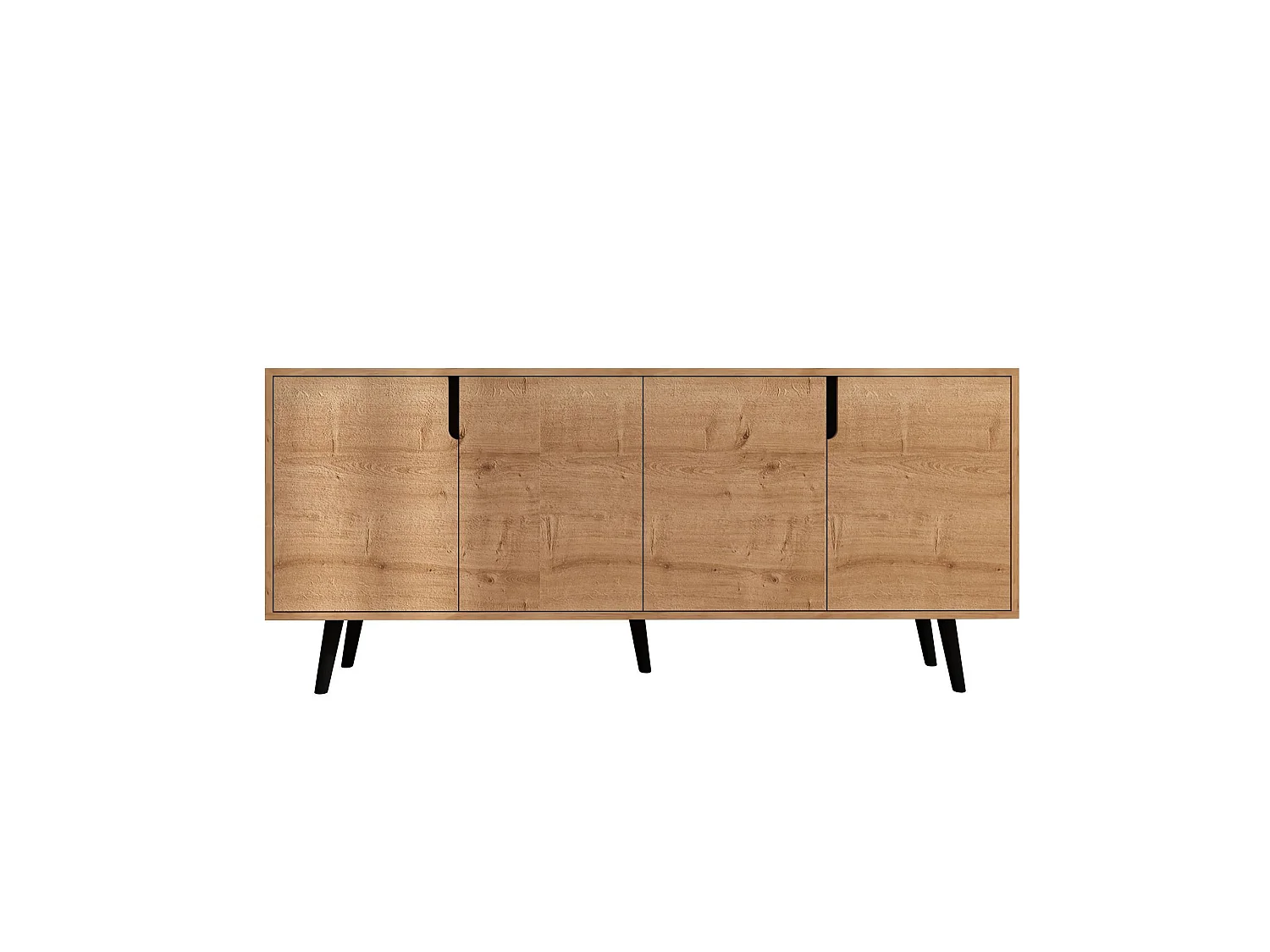 Modern Trä Sideboard "Latina" 180x45x80 cm Ljusbrun
