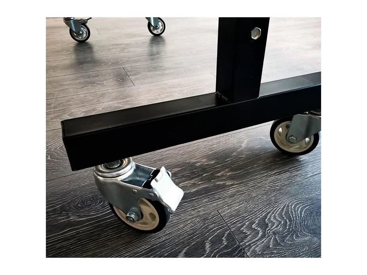 BONGARINI - Table de ping-pong d'extérieur pliante 274 x 152 x 76 cm avec 2 raquettes et 3 balles