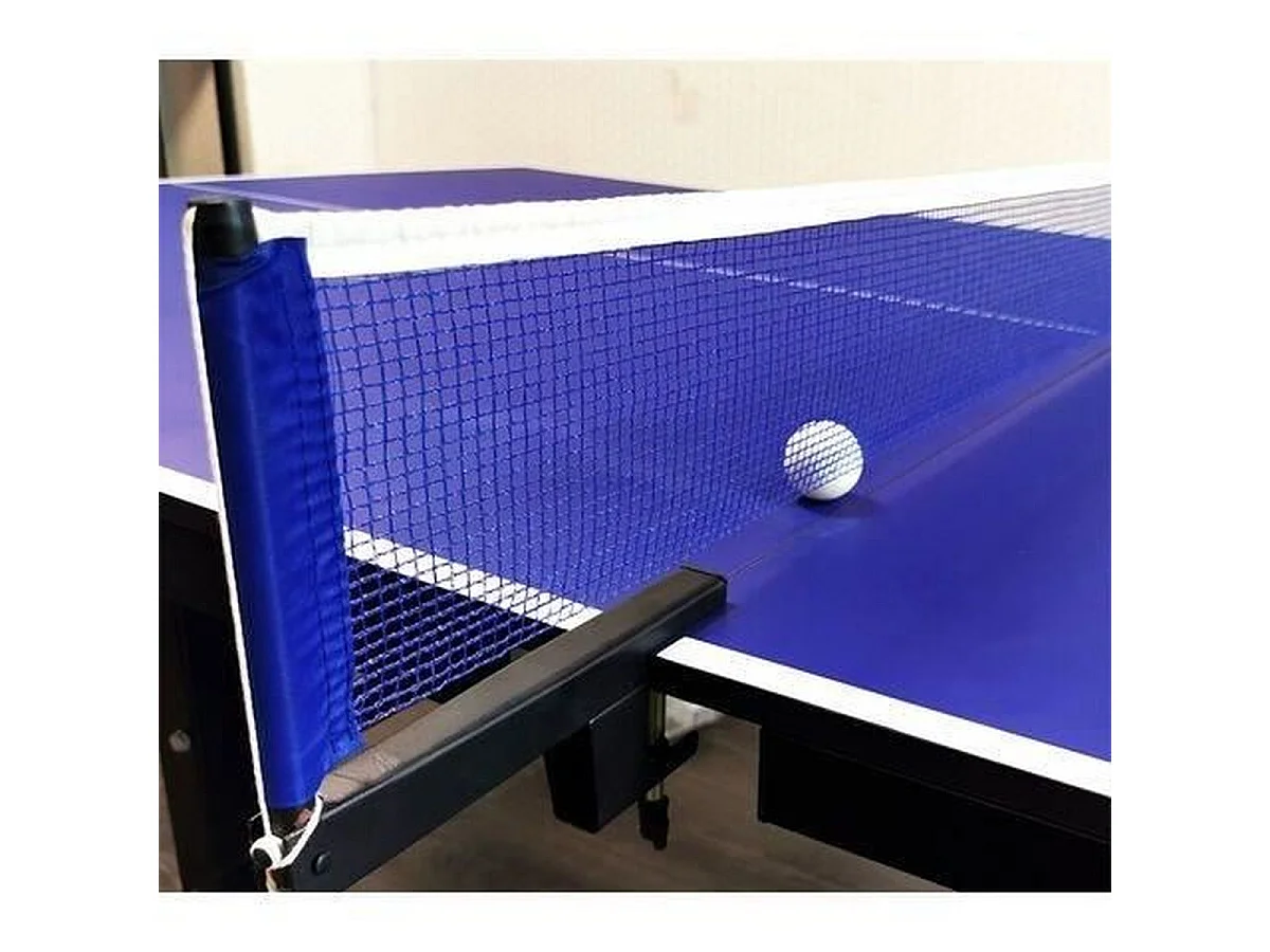 BONGARINI - Table de ping-pong d'extérieur pliante 274 x 152 x 76 cm avec 2 raquettes et 3 balles