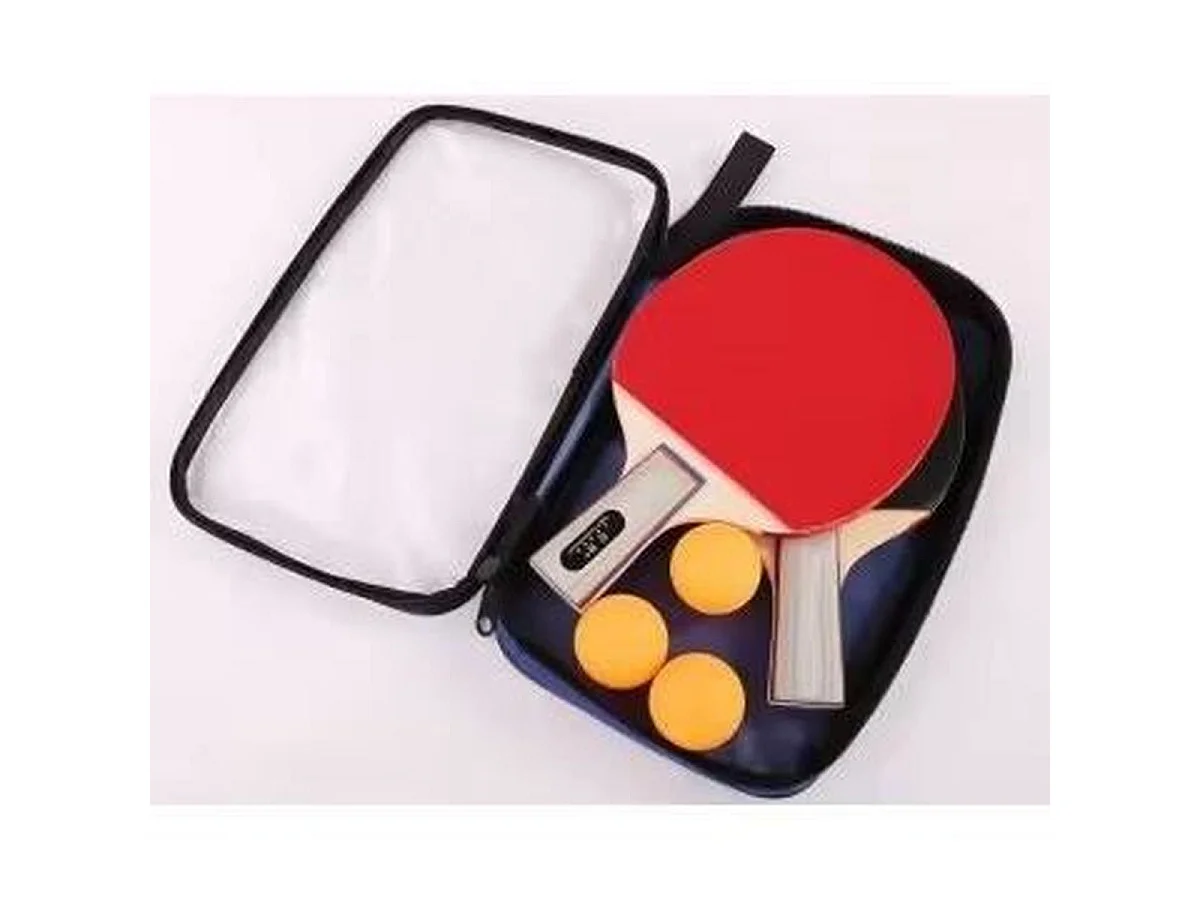 BONGARINI - Table de ping-pong d'extérieur pliante 274 x 152 x 76 cm avec 2 raquettes et 3 balles