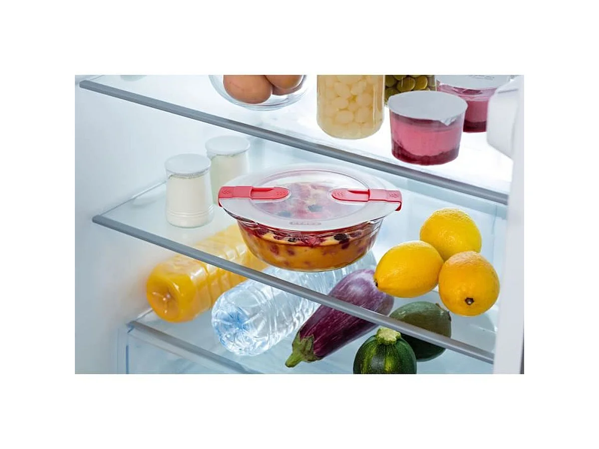 Pyrex Cook & Heat - Lot de 3 boîtes repas rondes en verre borosilicate 1,1 L (couvercles à valve vapeur)