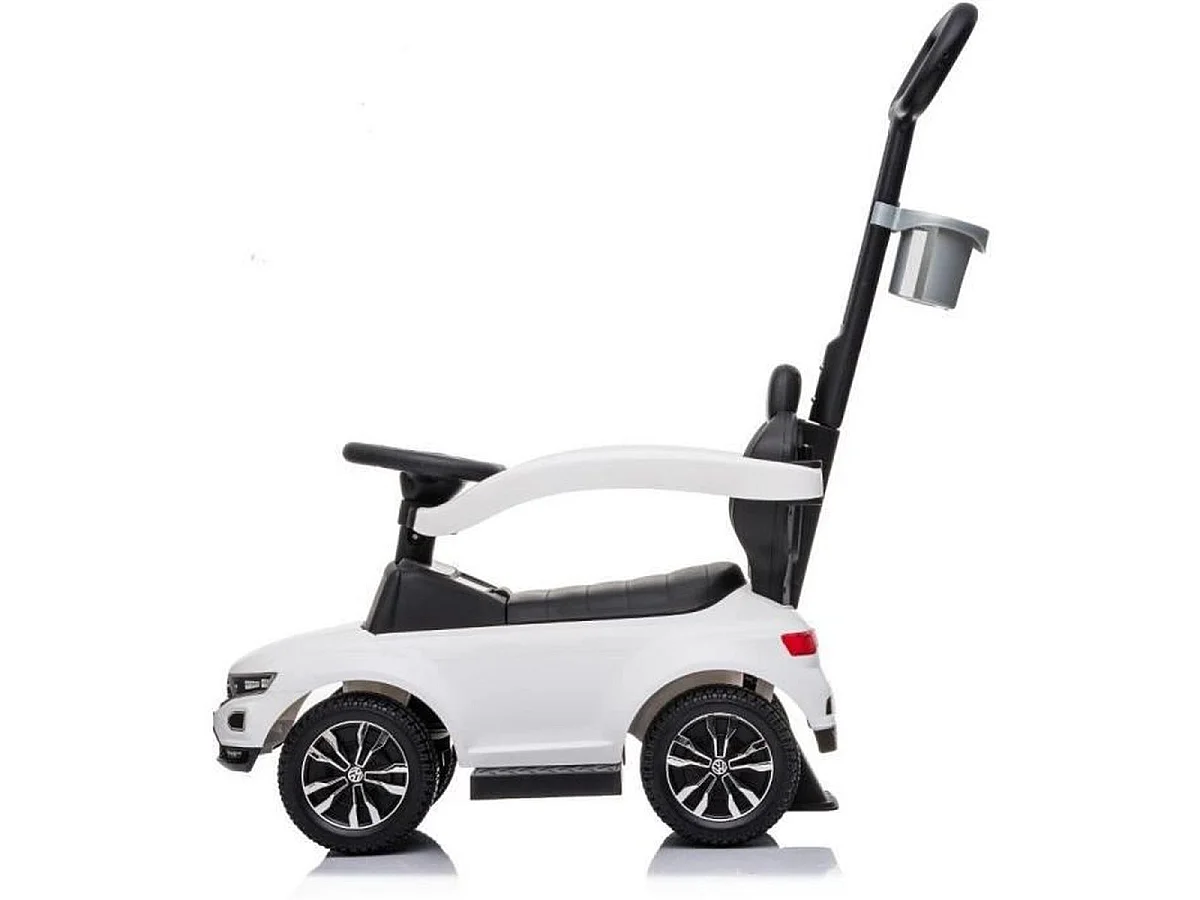 BUDDY TOYS VW T-ROCK 3-en-1 Porteur / Trotteur avec Sons et Rangement, Blanc
