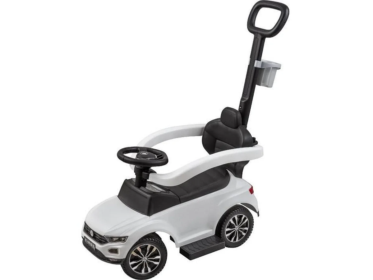 BUDDY TOYS VW T-ROCK 3-en-1 Porteur / Trotteur avec Sons et Rangement, Blanc