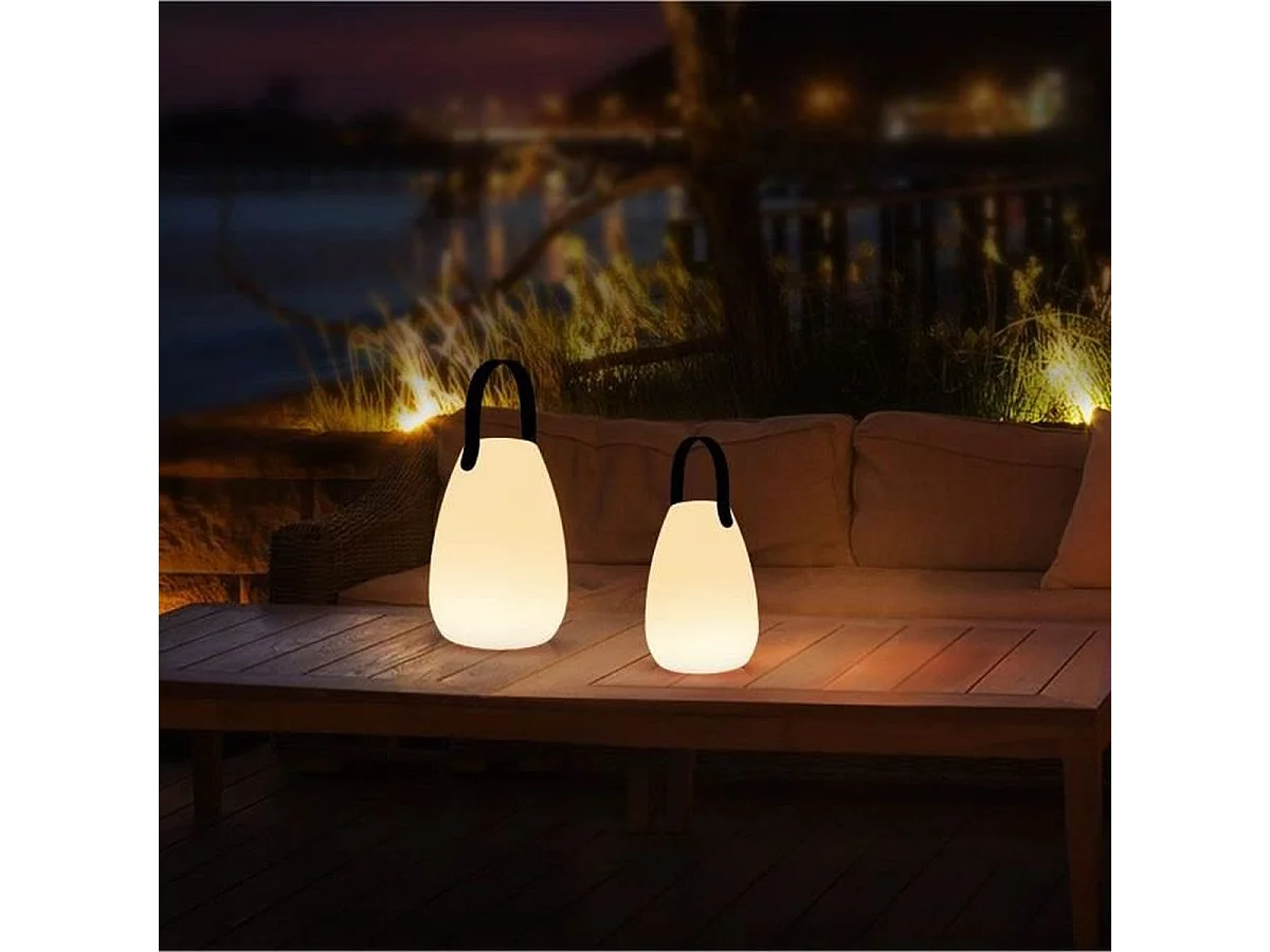 Draagbare GAO Hybrid Solar/USB RGB + Warm Wit 3000K Buitenlamp met 7 Kleurmodi