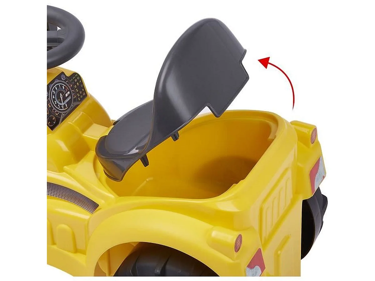 Porteur Tracto-pelle Ecoiffier jaune pour enfant 12 à 36 mois
