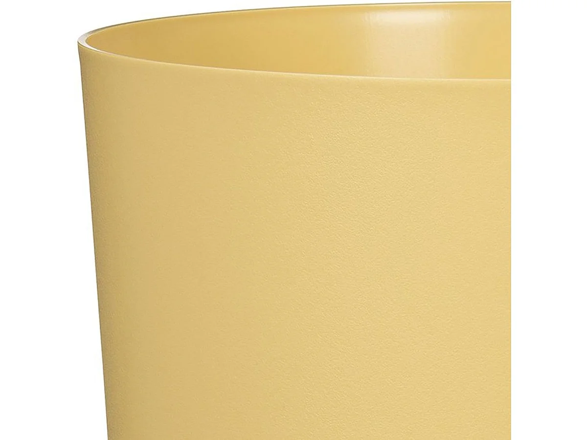 DEROMA Cache-pot rond 236 13 L Ø29 cm - Jaune mat