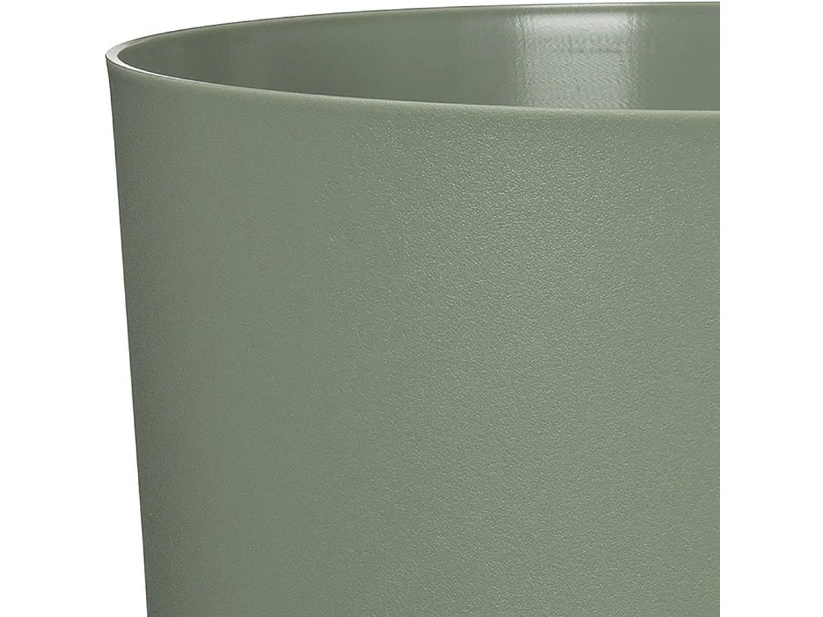 Cache-pot rond DEROMA 236 29 cm mat vert - 13 L