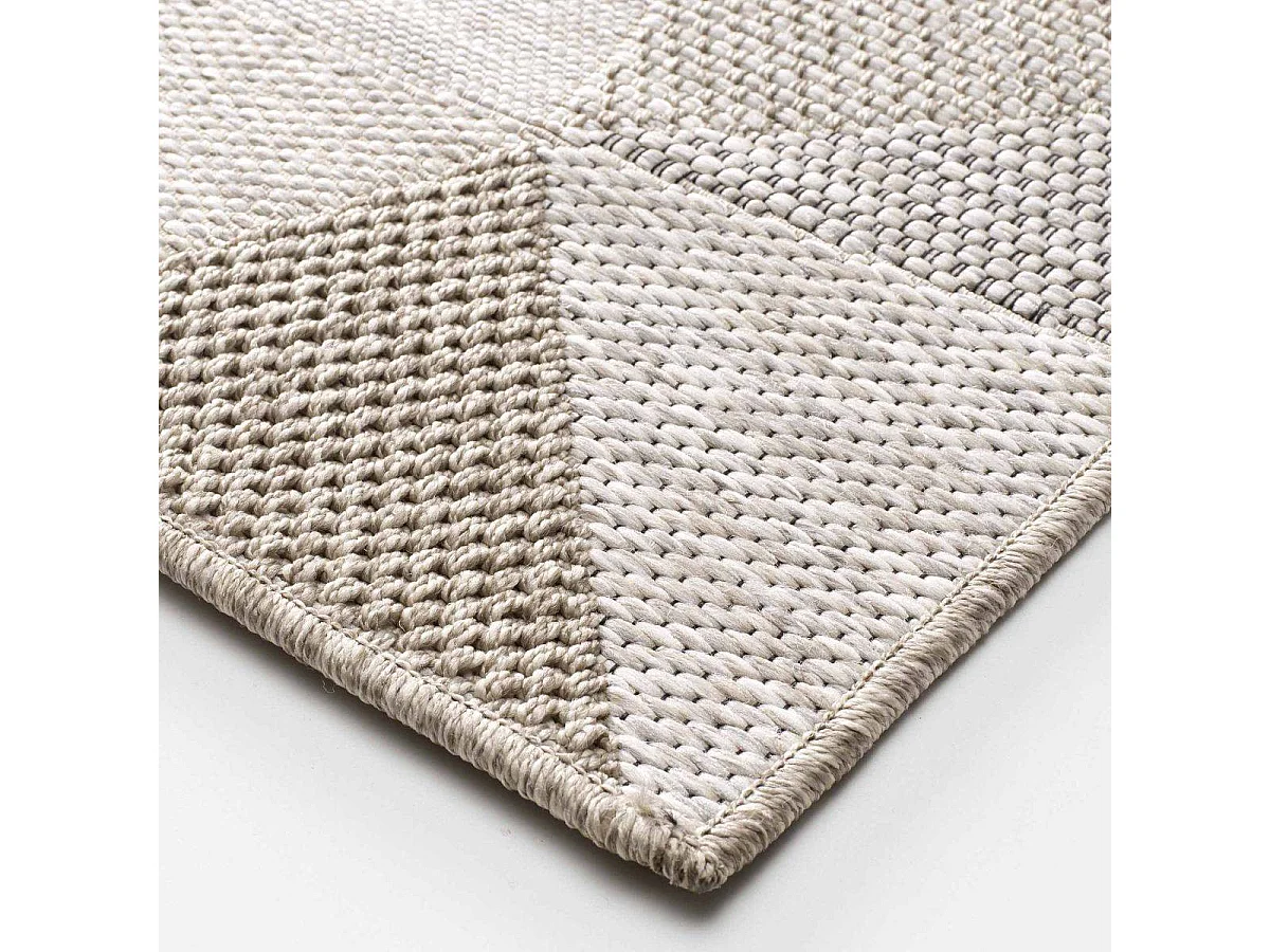 Tapis Déco Tissé "Odilon" 120x170cm Beige