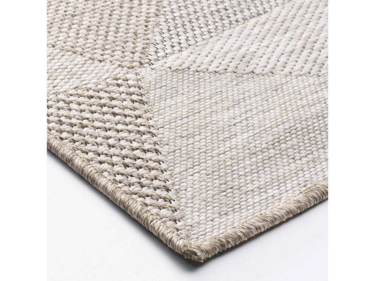 Tapis Déco Tissé "Odilon" 160x230cm Beige