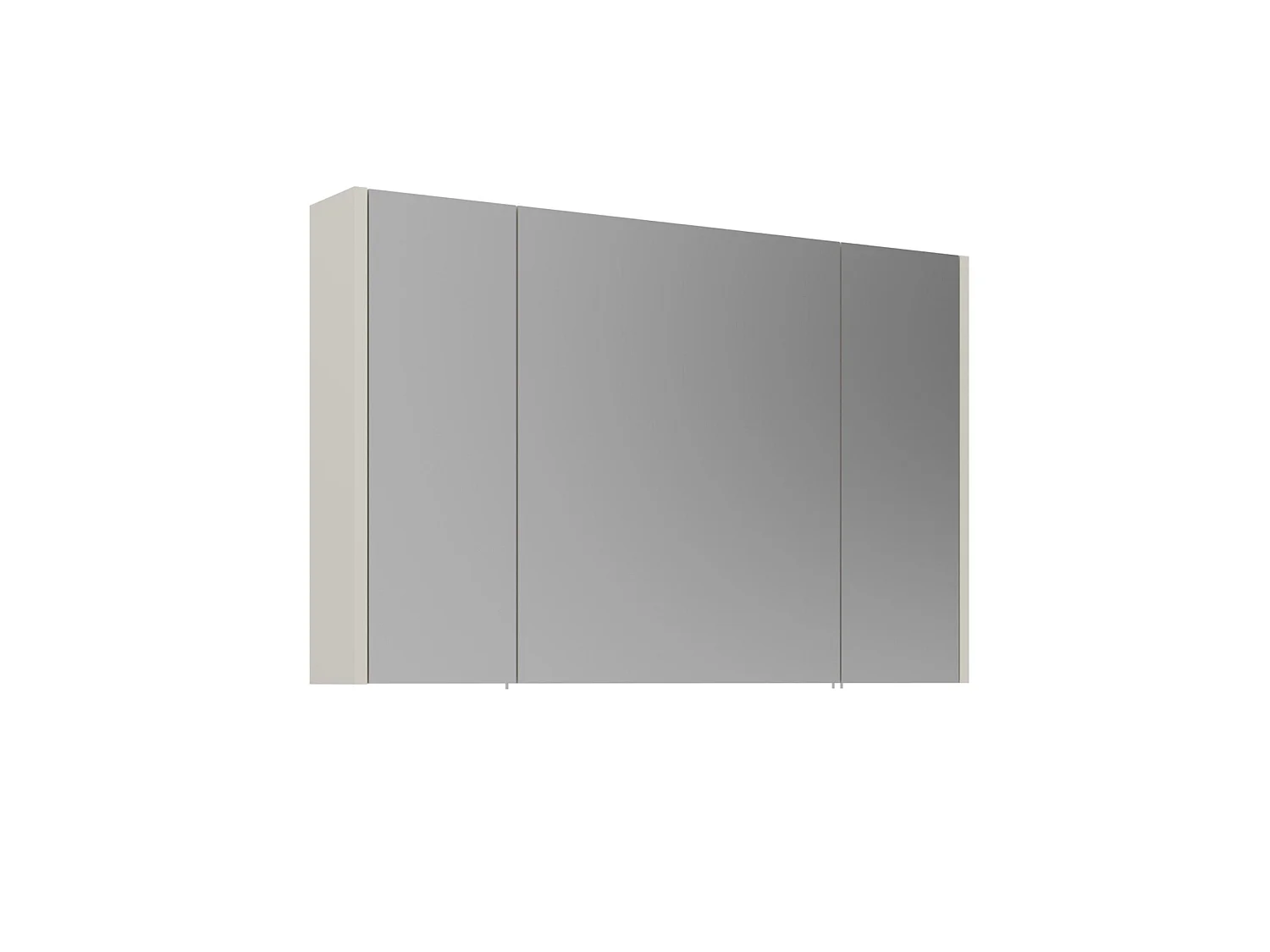 Meuble Salle de Bain avec Miroir "Arno 100" - 100 x 16 x 66 cm - Cashmere