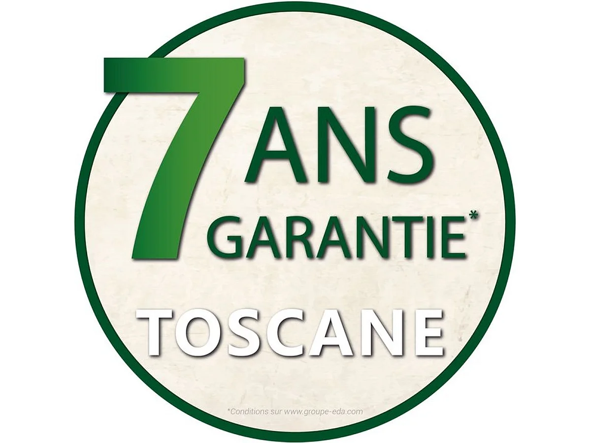 EDA Toscane jardinière carrée 32 cm - Bleu Jean, 22 L, intérieur/extérieur
