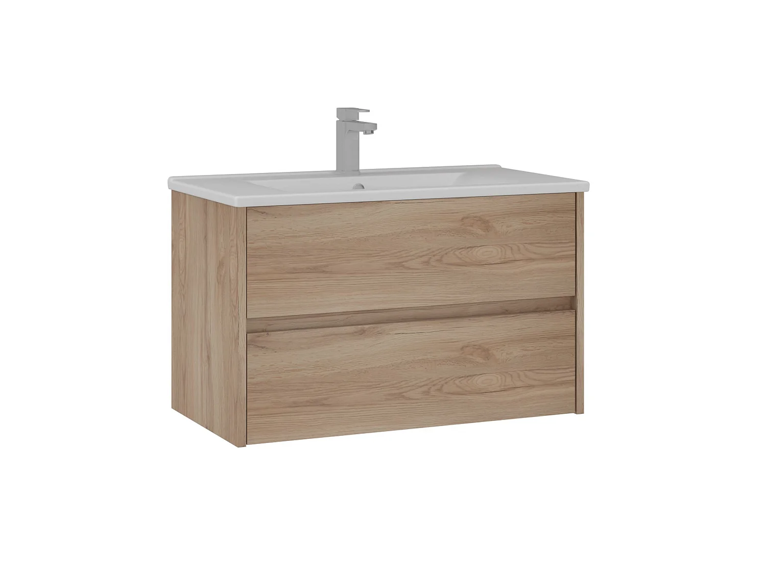 Meuble Vasque "Side 85 v2" - 85 x 45 x 52 cm - Oak