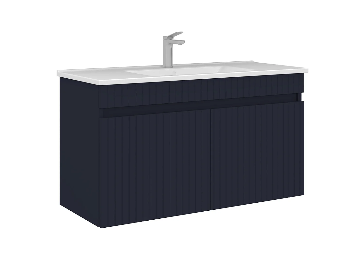 Meuble Vasque "Tivoli 100" - 100 x 45 x 57 cm - Matte Navy Blue