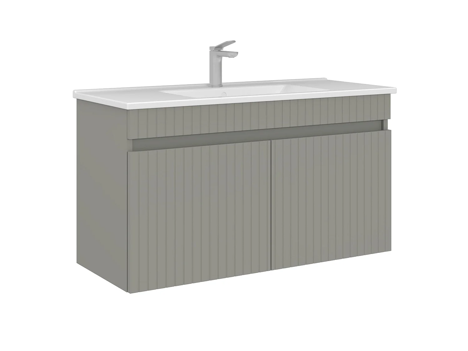 Meuble Vasque "Tivoli 100" - 100 x 45 x 57 cm - Matte Cashmere