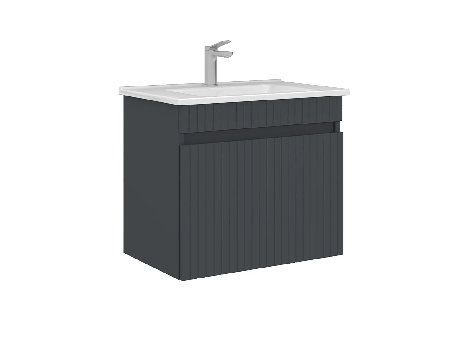 Meuble Vasque "Tivoli 65" - 65 x 45 x 57 cm - Matte Anthracite