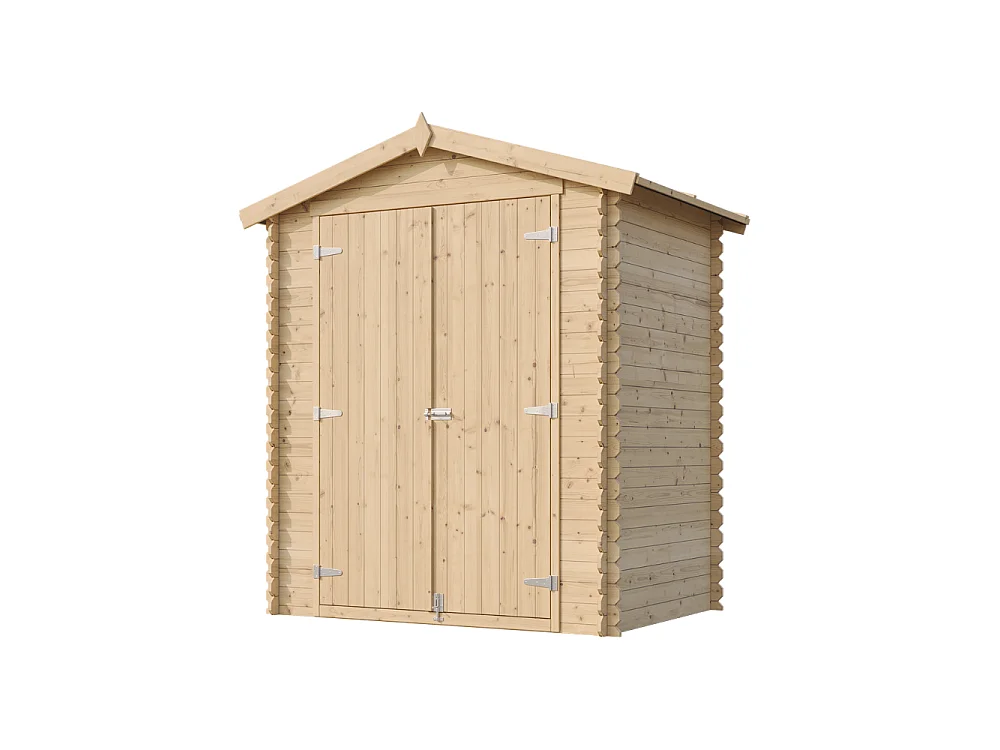 Houten tuinschuurtje met geimpregneerde vloer - 196x136xH218 cm / 1.98 m² - M367C1+M367G