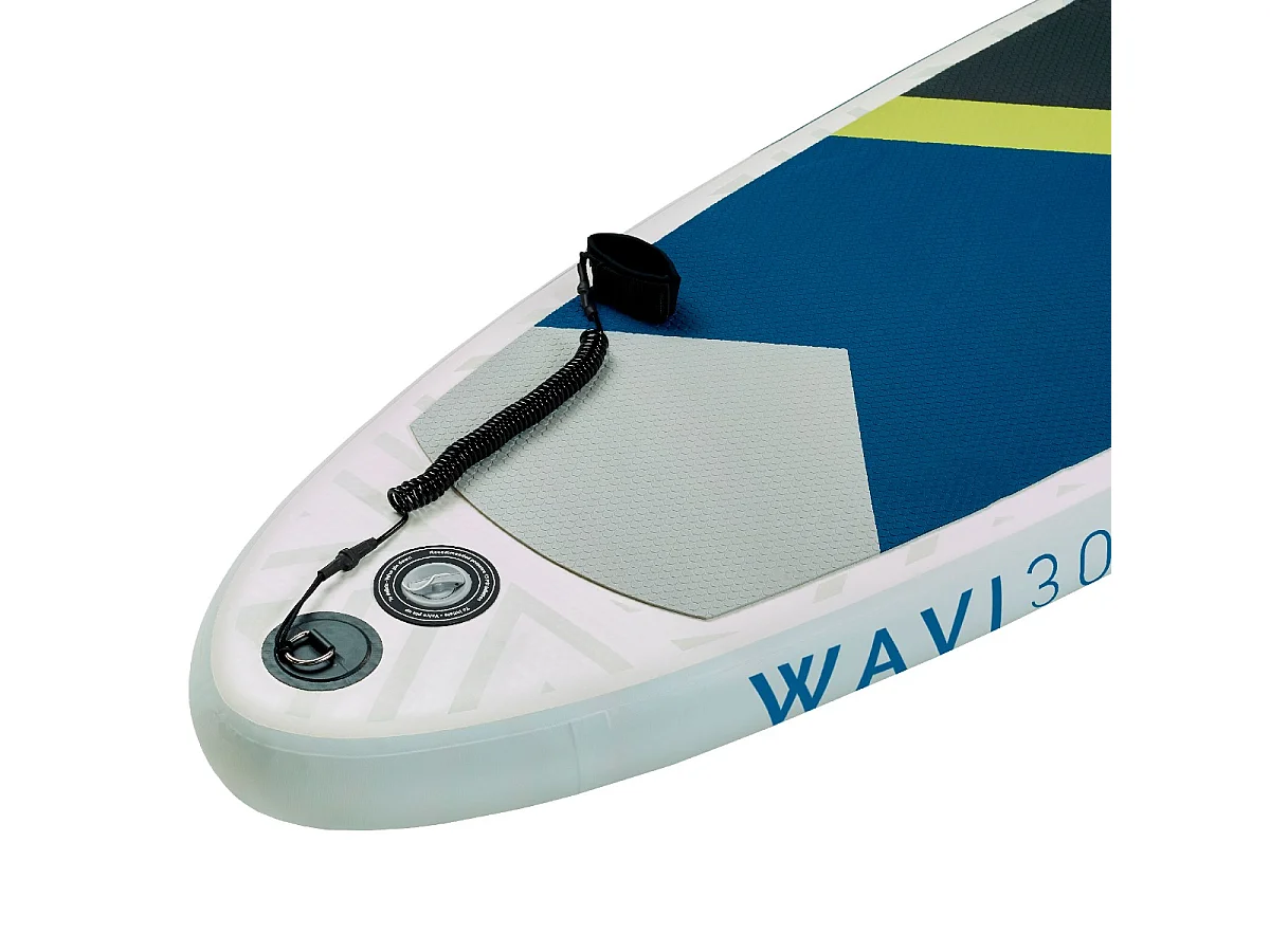 KANGUI Stand Up Paddle Gonflable 305 cm (10') - SUP avec pagaie réglable, sac à dos, pompe haute pression, leash et kit de réparation - WAVI