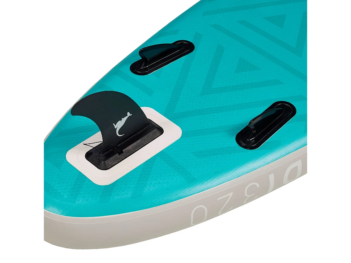 KANGUI Stand Up Paddle Gonflable 320 cm (10'6) - SUP avec pagaie réglable, sac à dos, pompe haute pression, leash et kit de réparation - INDI