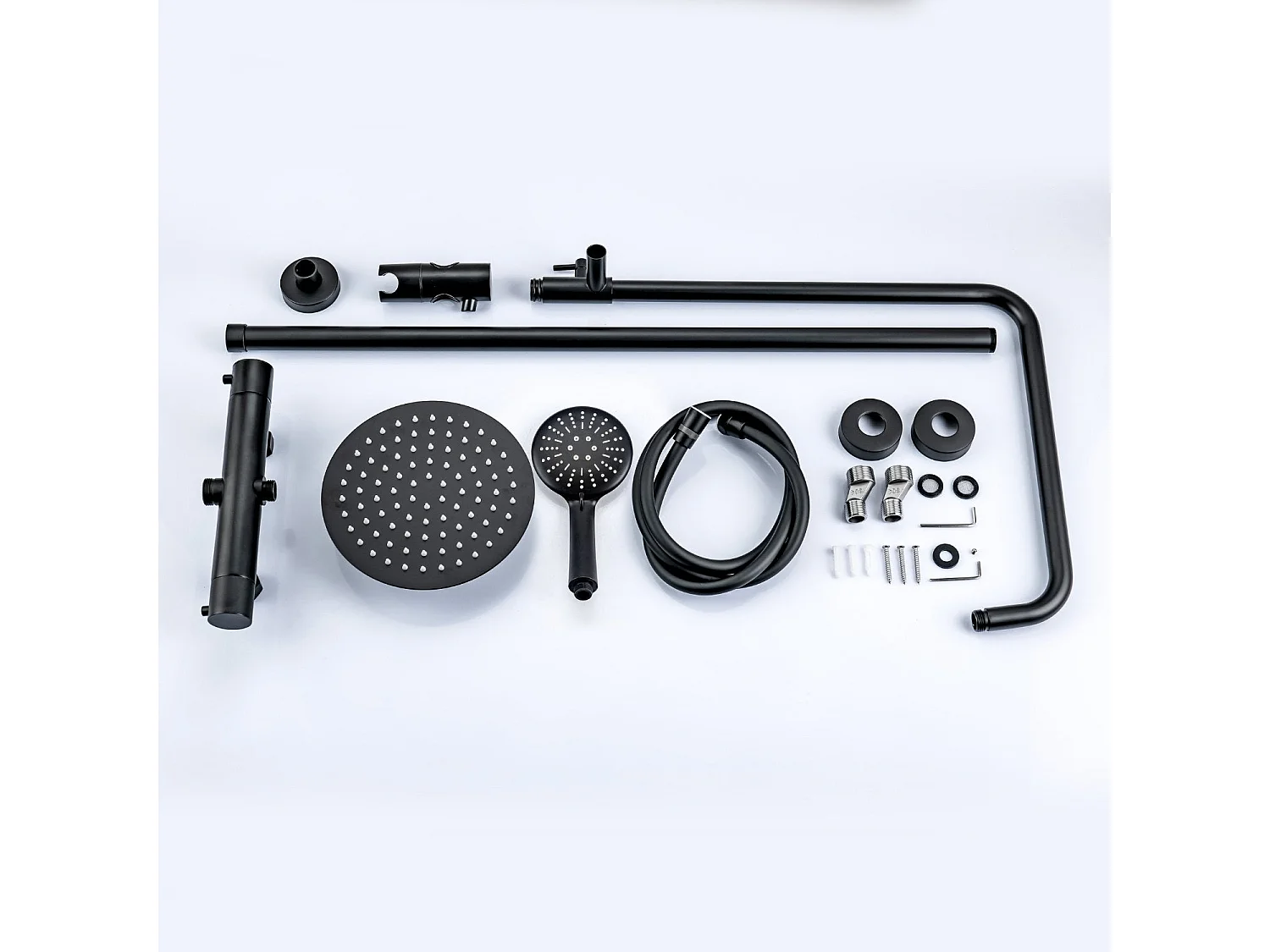 LOMAZOO Systèmes de douche Douche à effet pluie Acier inoxydable noir Cooper