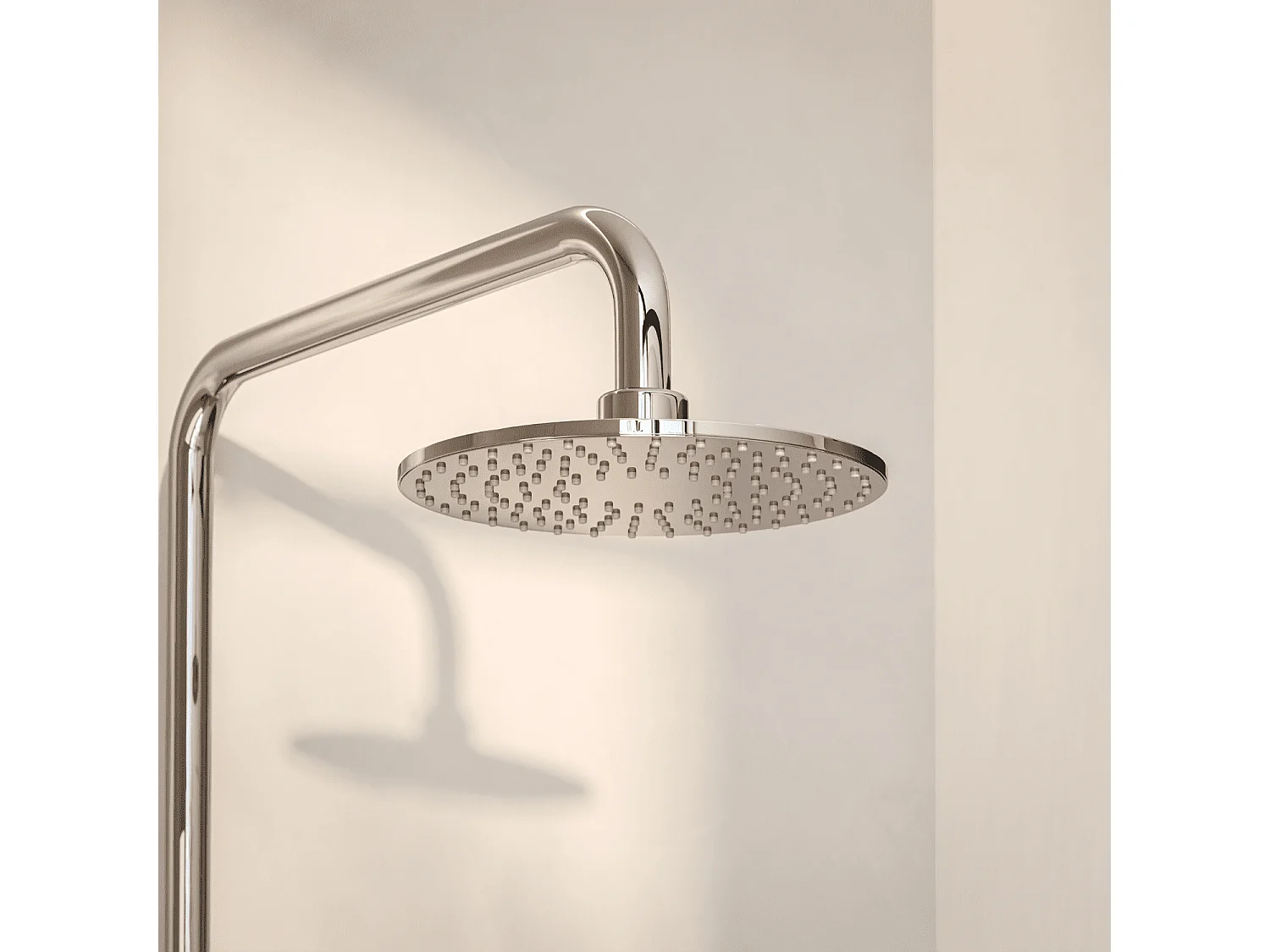 Colonne de douche avec mitigeur thermostatique LOMAZOO Vincenzo chromé
