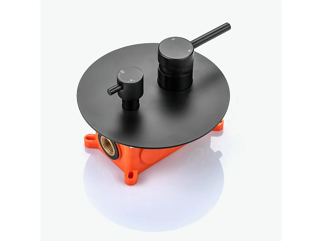 Set de douche encastré LOMAZOO Telesto noir