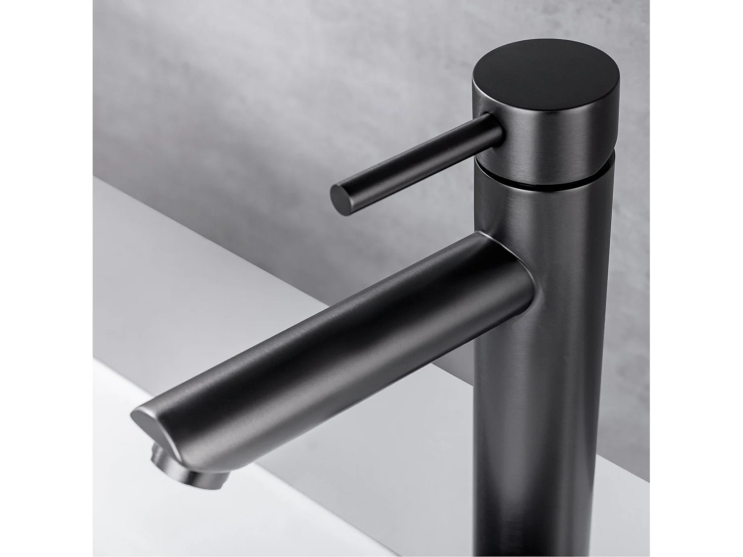 Mitigeur de lavabo LOMAZOO anthracite Tess