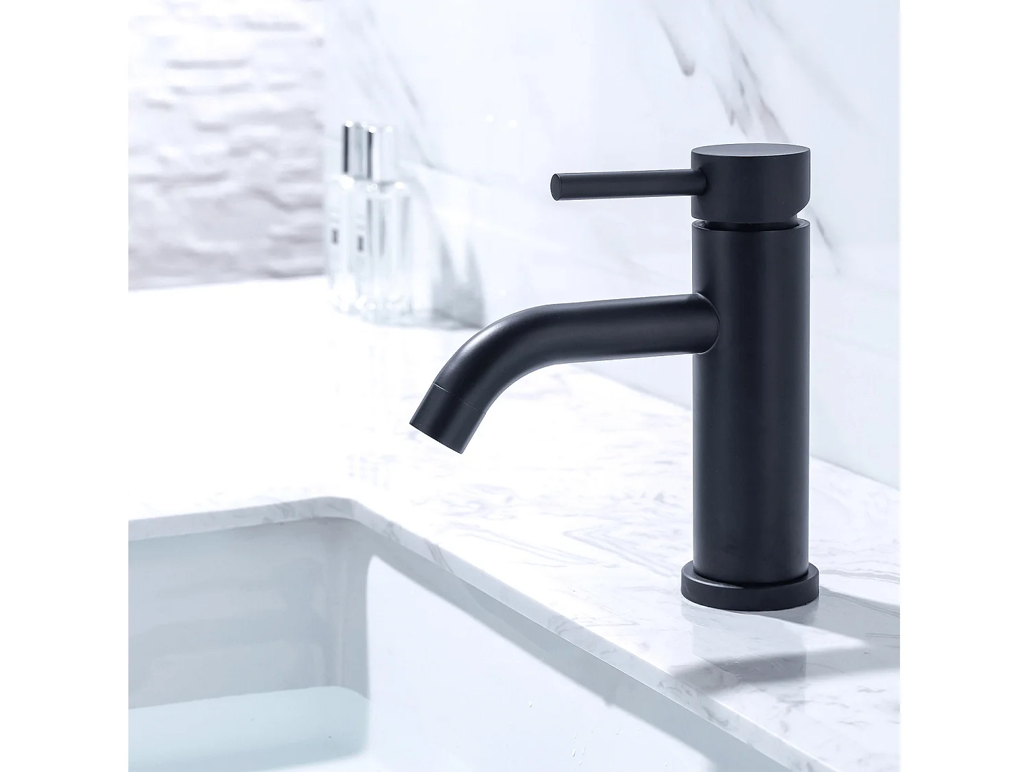 Mitigeur de lavabo LOMAZOO noir Nova