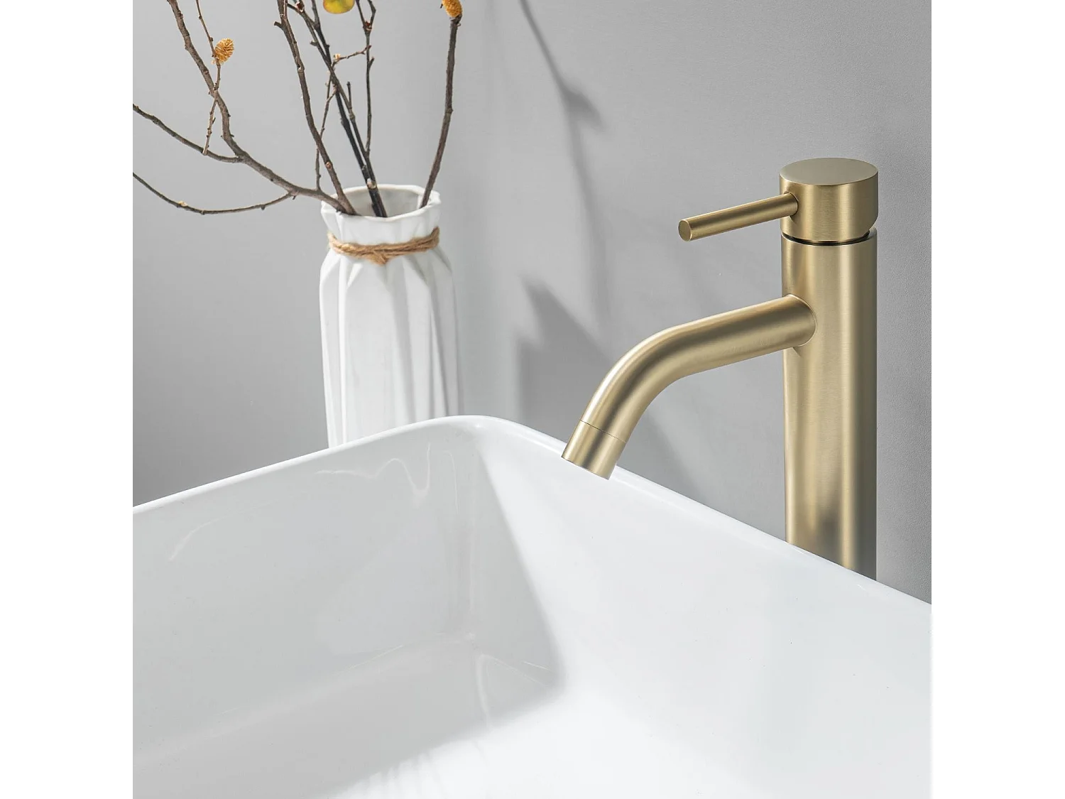 Mitigeur de lavabo LOMAZOO doré Midas