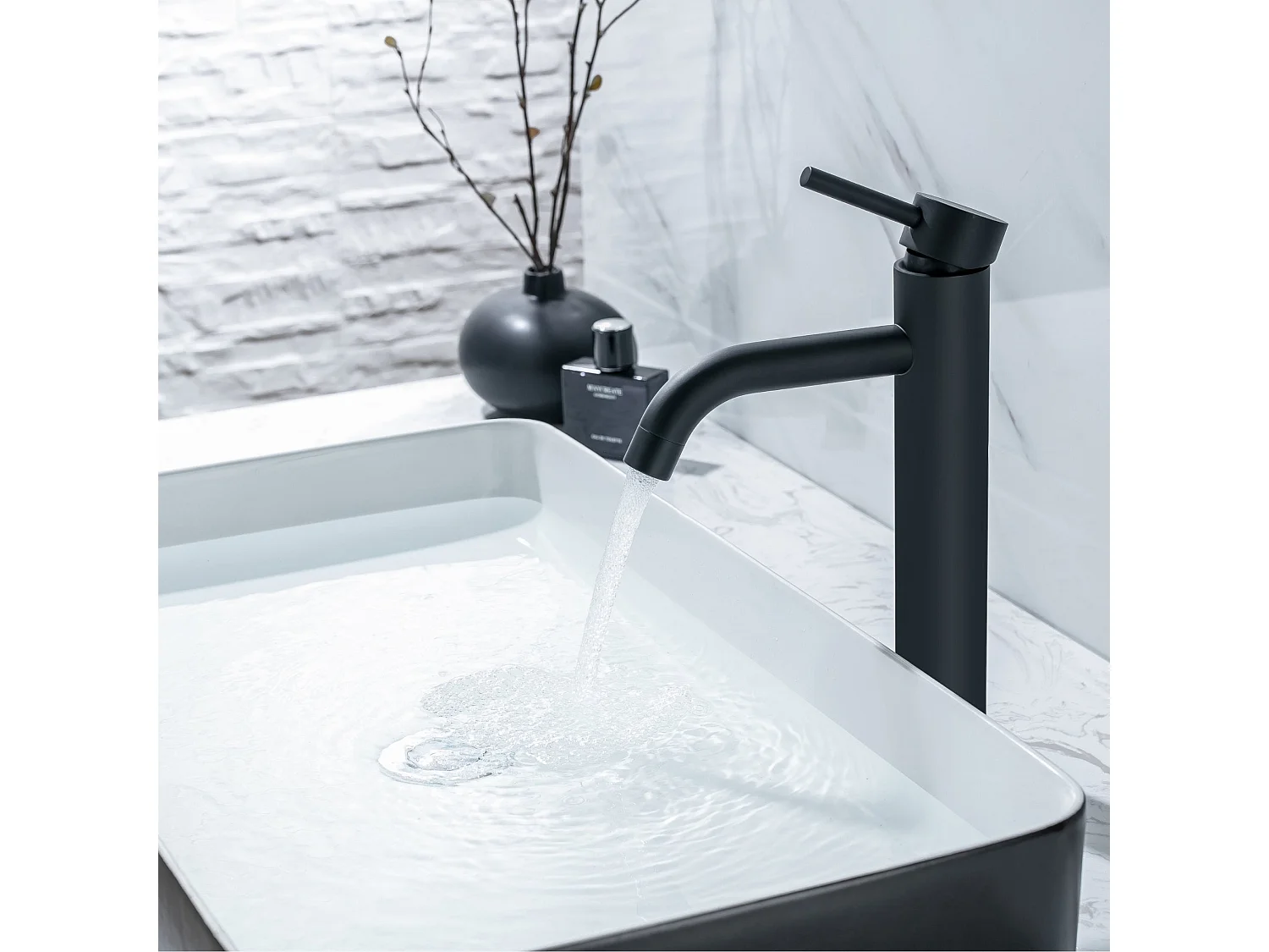 Mitigeur de lavabo LOMAZOO noir Cardano