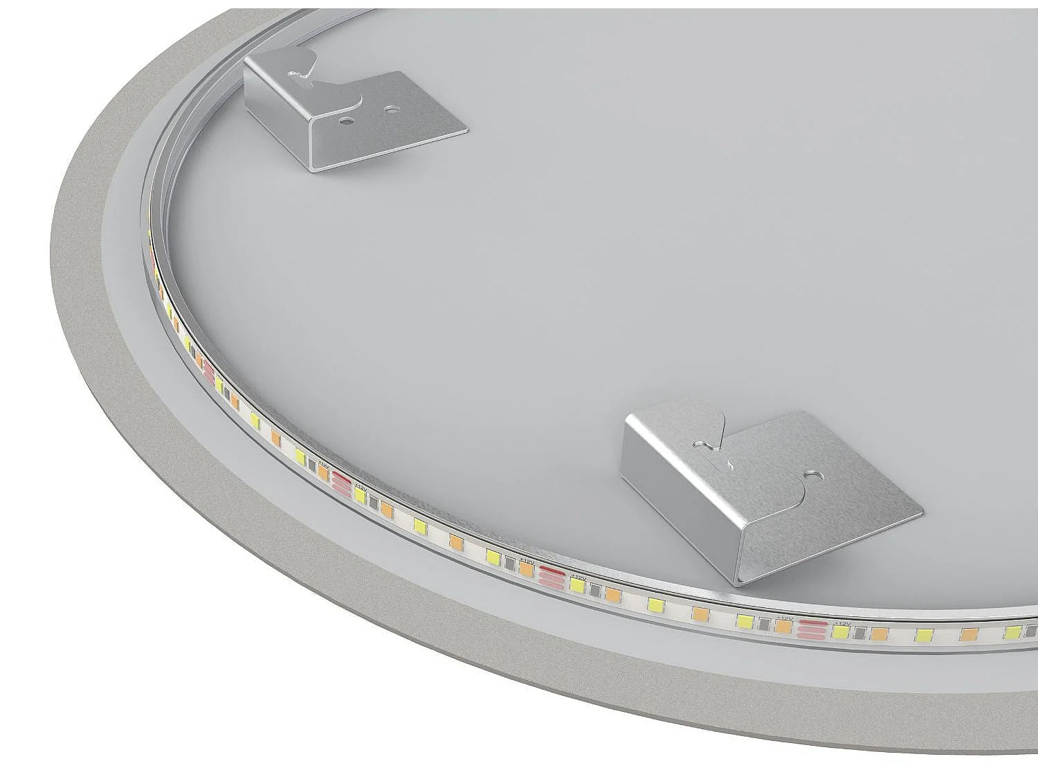 Miroir salle de bain LOMAZOO Vegas avec LED 70 cm rond