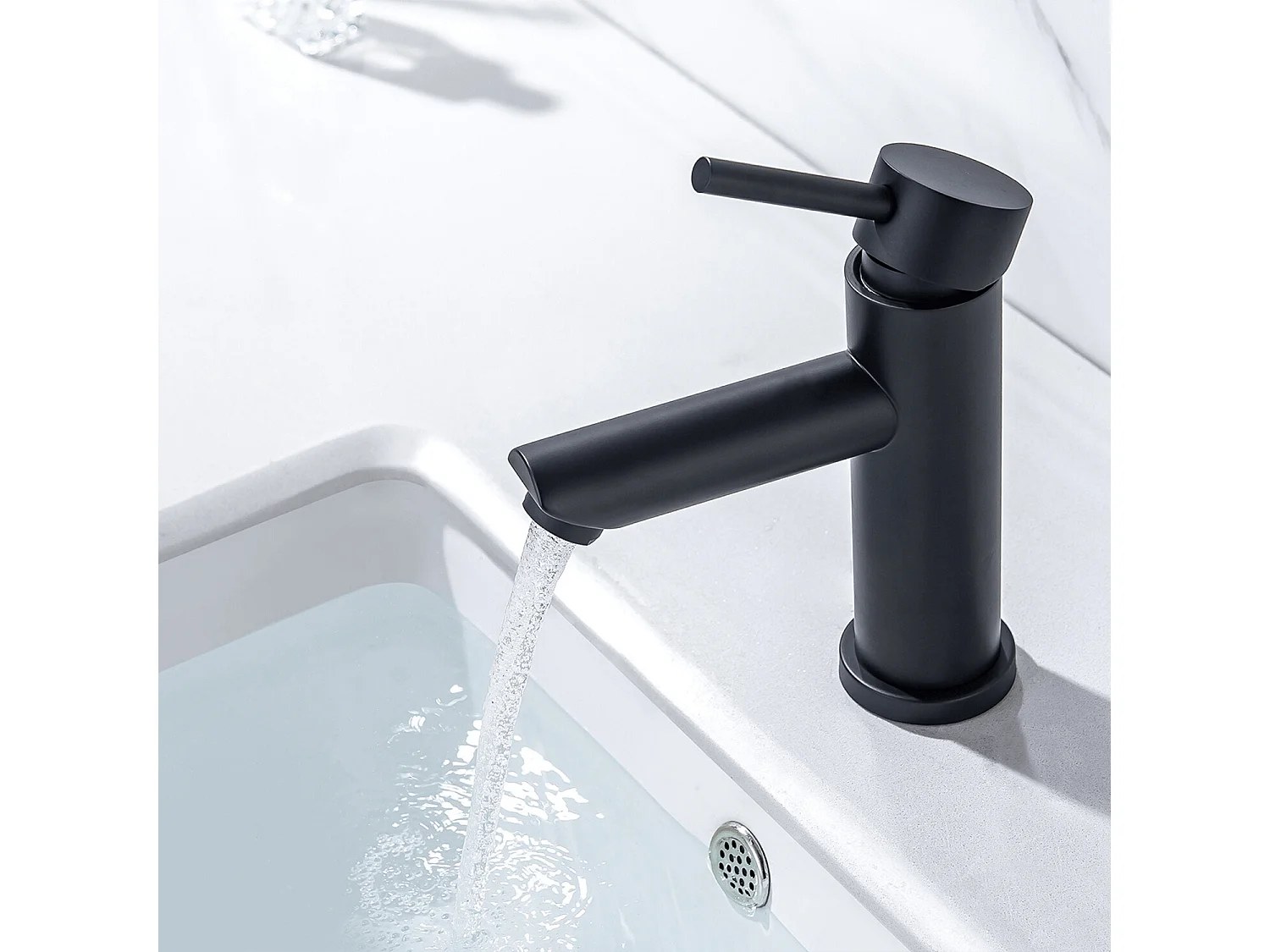 Mitigeur de lavabo LOMAZOO noir Callisto