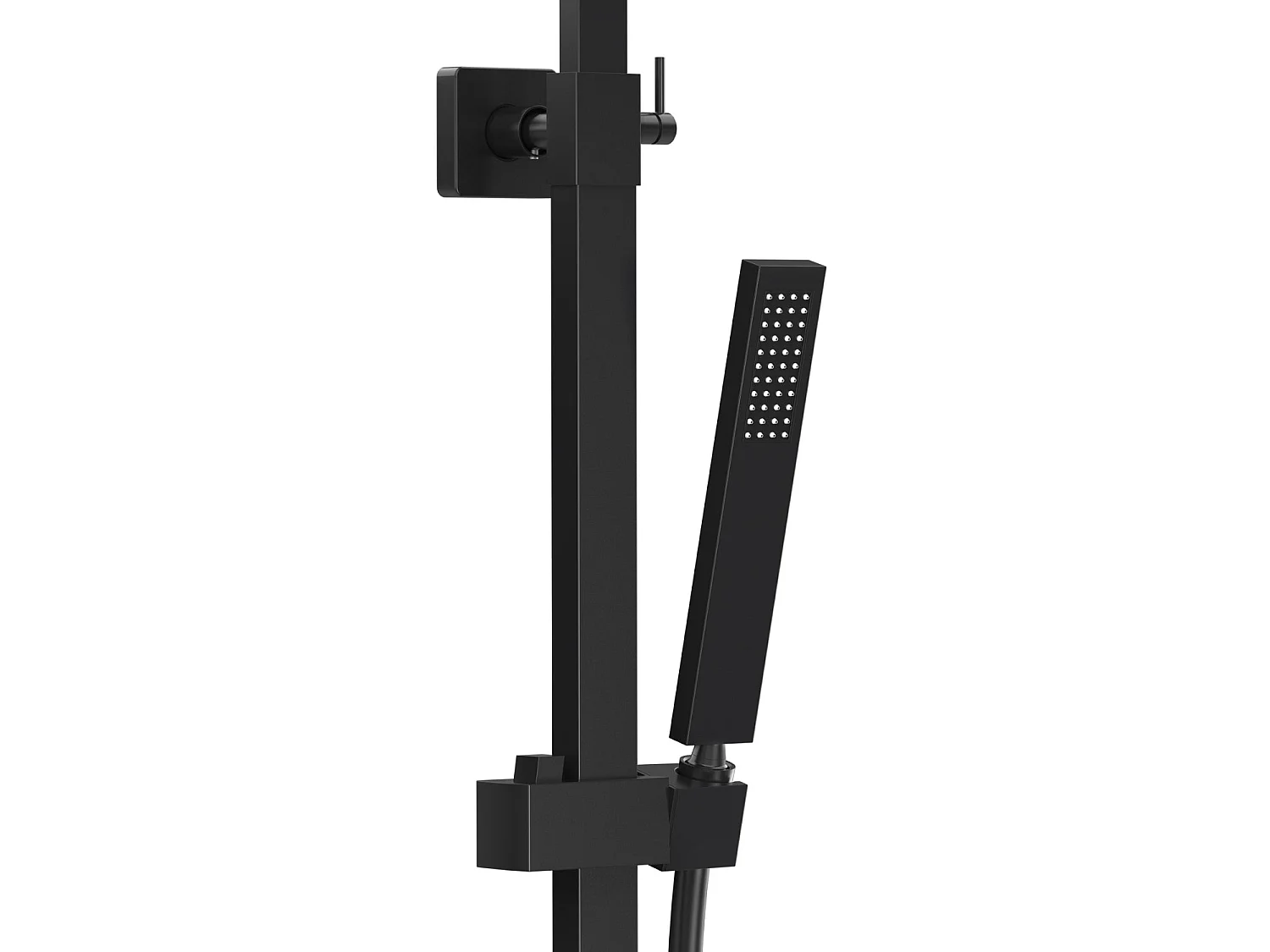 Colonne de douche avec mitigeur thermostatique LOMAZOO Kyoto noir